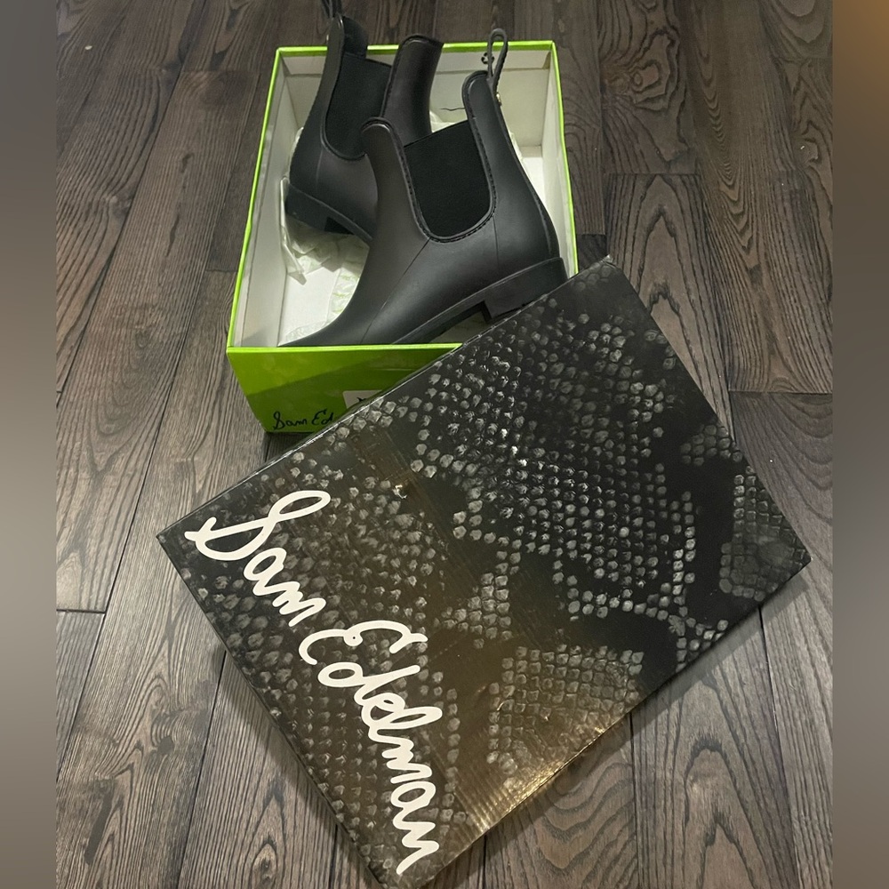 Sam Edelman Black Matte Tinsley Boots
